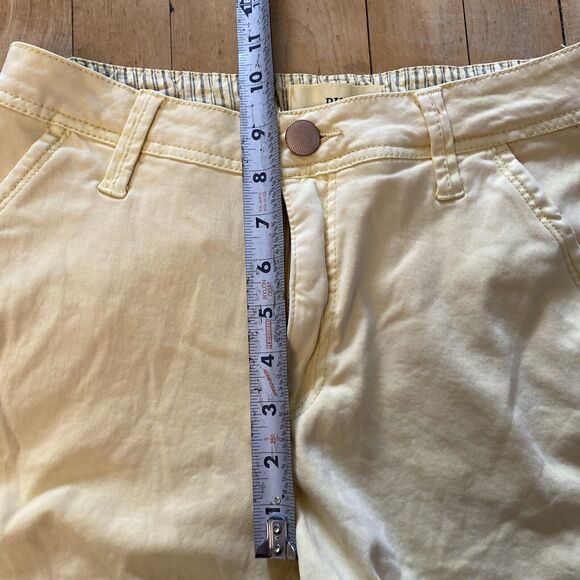 Buckle Shorts Women’s Small BKE Yellow Denim Mid Rise Stretch - Picture 6 of 13